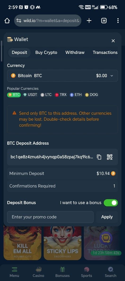 Best crypto casino USA